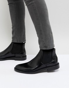 Черные кожаные ботинки челси Walk London Darcy - Черный