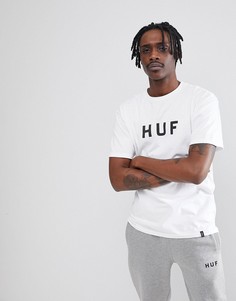 Белая футболка с логотипом Huf Original - Белый