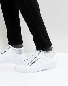 Белые высокие кроссовки Versace Jeans - Белый
