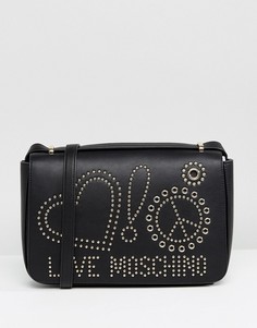 Сумка с заклепками Love Moschino - Черный