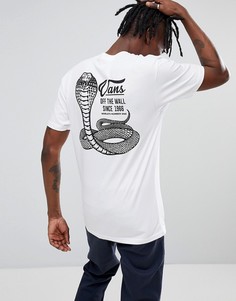 Белая футболка с логотипом на спине Vans VA36QQWHT - Белый