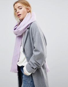 Мягкий длинный шарф ASOS - Фиолетовый
