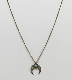 Золотистое ожерелье с подвеской Reclaimed Vintage Inspired эксклюзивно для ASOS - Золотой