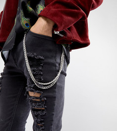Цепочка для джинсов Reclaimed Vintage Inspired эксклюзивно для ASOS - Серебряный