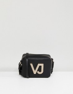 Сумка через плечо на молнии Versace Jeans - Черный