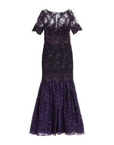 Длинное платье Badgley Mischka