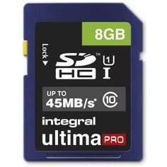Карта памяти 8Gb - Integral Ultima Pro Secure Digital HC