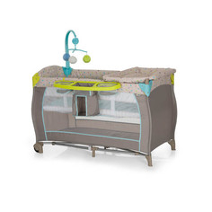 Манеж-кровать Hauck Baby Center Multi Dots Sand 607589