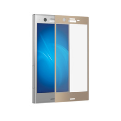 Аксессуар Защитное стекло Sony Xperia XZ1 DF Full Screen xColor-10 Gold