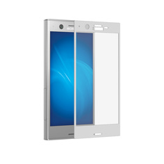 Аксессуар Защитное стекло Sony Xperia XZ1 DF Full Screen xColor-10 White
