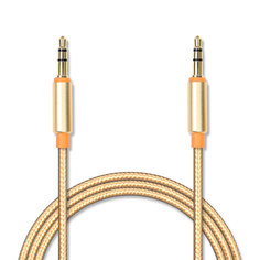 Аксессуар Jet.A 3.5mm Jack/M - 3.5mm Jack/M 1.5m Gold JA-AC02