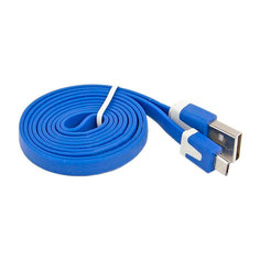 Аксессуар Liberty Project USB - Micro USB 1m Blue SM000116