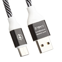 Аксессуар Liberty Project USB - USB Type-C 1m Black-White 0L-00033142