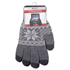 Теплые перчатки для сенсорных дисплеев Liberty Project Снежинка M Grey 0L-00000029