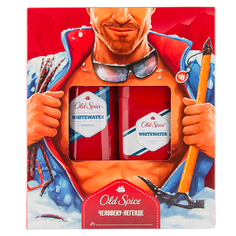 Набор подарочный мужской `OLD SPICE` WHITEWATER (гель для душа 250 мл, део-стик 50 мл)