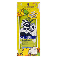 Набор подарочный мужской `SCHAUMA` Для крутого парня (шампунь для волос 380 мл)