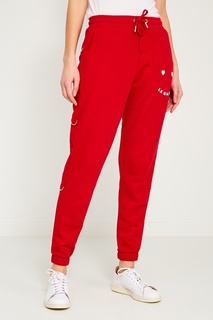 Красные хлопковые брюки Zoe Karssen