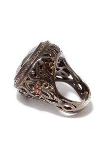 Серебряное кольцо с гранатом Dzhanelli Jewellery