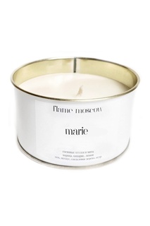 Ароматическая свеча в металле White Metal Marie, 325 g Flame Moscow