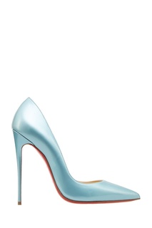 Голубые лакированные туфли So Kate 120 Christian Louboutin