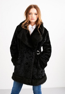 Шуба LOST INK VELVET SHEARLING D-RING COAT