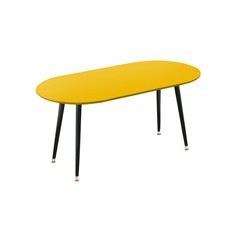 Журнальный столик soap (woodi) желтый 120.0x59.0x60.0 см.