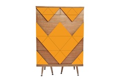 Комод big woo (woodi) оранжевый 80.0x120.0x50.0 см.