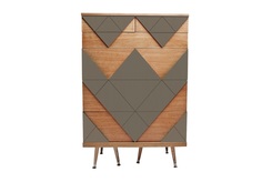 Комод big woo (woodi) серый 80.0x120.0x50.0 см.