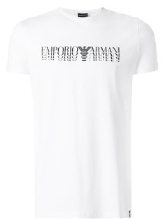 футболка с логотипом Emporio Armani