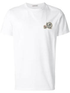 футболка с нашивкой логотипа Moncler