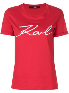 футболка Karl Signature Karl Lagerfeld