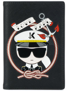 обложка для паспорта Captain Karl Karl Lagerfeld