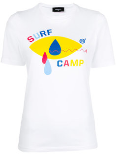 surf camp print T-shirt Dsquared2