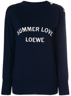 вязаный свитер Summer love Loewe