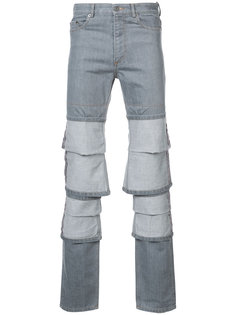 джинсы с декором из отворотов Y / Project