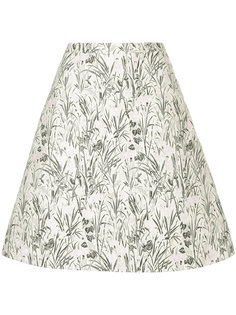 юбка с жаккардовым цветочным принтом Giambattista Valli