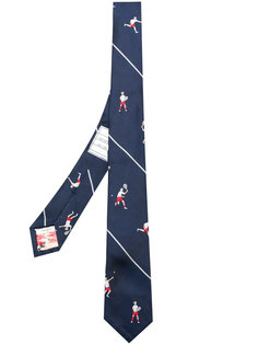 tennis embroidered tie Thom Browne