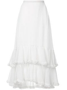 юбка с оборкой  Chloé