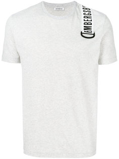 футболка с ремешком с пряжкой и логотипом Dirk Bikkembergs