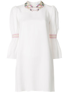 платье с отделкой на воротнике  Vivetta