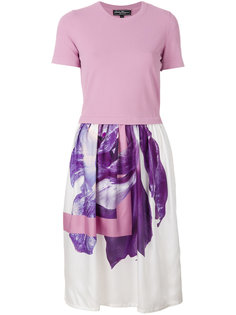 платье-футболка с цветочным принтом Salvatore Ferragamo