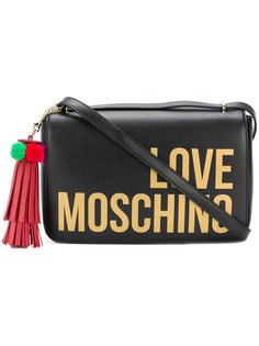 сумка через плечо с принтом-логотипом Love Moschino