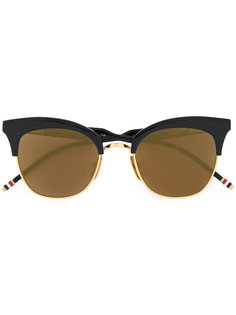 солнцезащитные очки в оправе "кошачий глаз" Thom Browne Eyewear