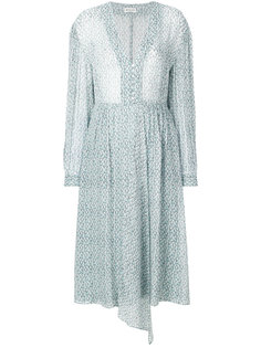 платье с длинными рукавами и цветочным узором  Masscob