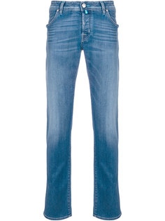 джинсы с потертой отделкой Jacob Cohen