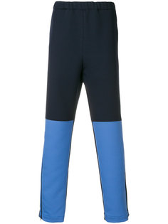 спортивные брюки дизайна колор-блок Marni