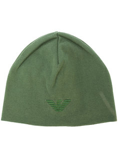 шапка-бини с логотипом Emporio Armani