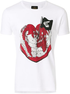 футболка с принтом сердца Vivienne Westwood Anglomania