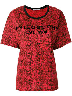 футболка с принтом-логотипом Philosophy Di Lorenzo Serafini
