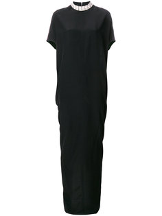платье макси с декорированной горловиной Rick Owens